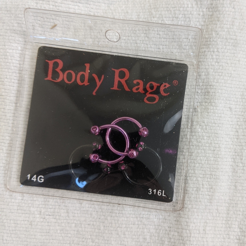 14g Nose Belly Eyebrow Ring Body Jewelry